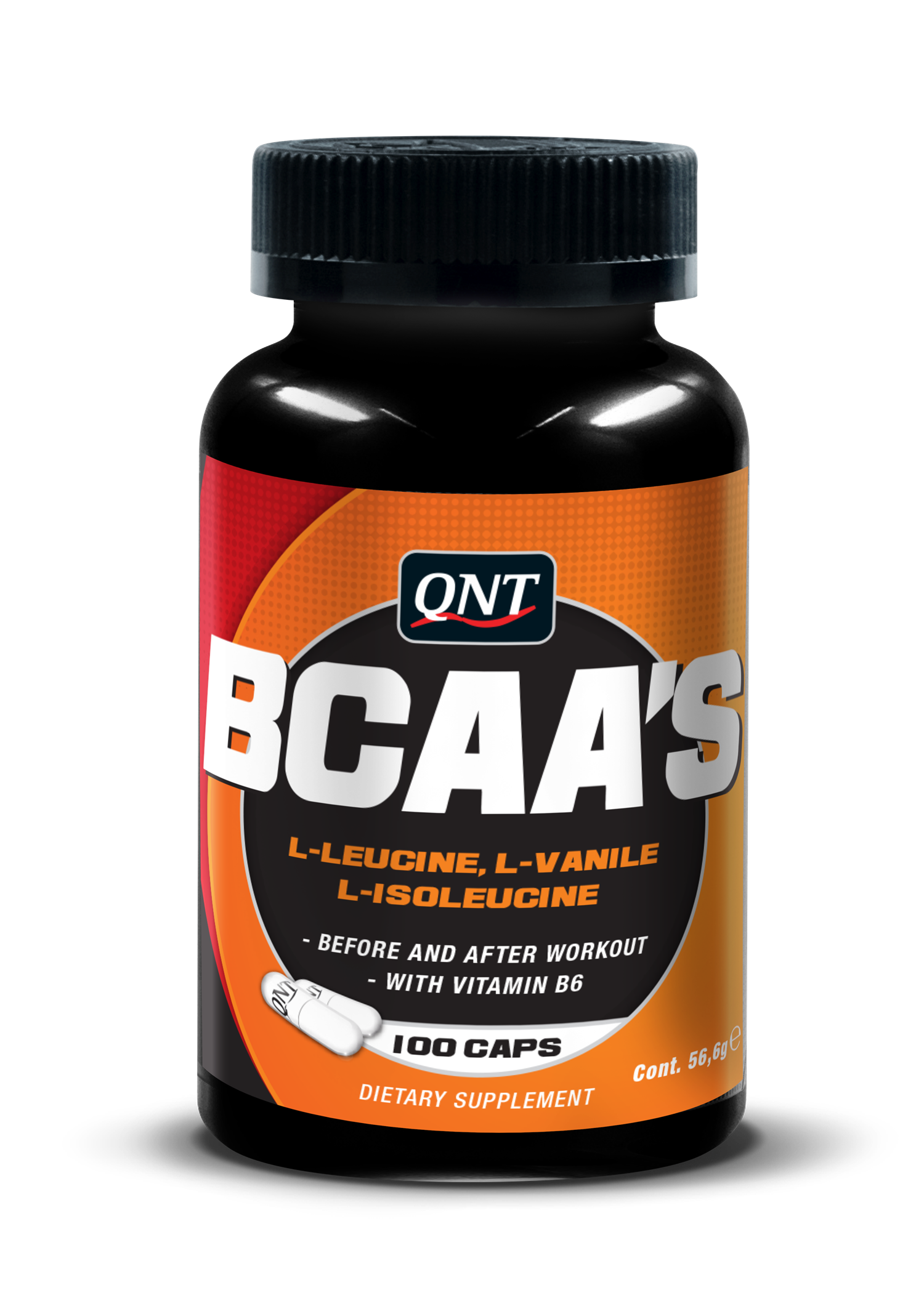 Qnt BCAA's + Vitamine B6 - 100 caps