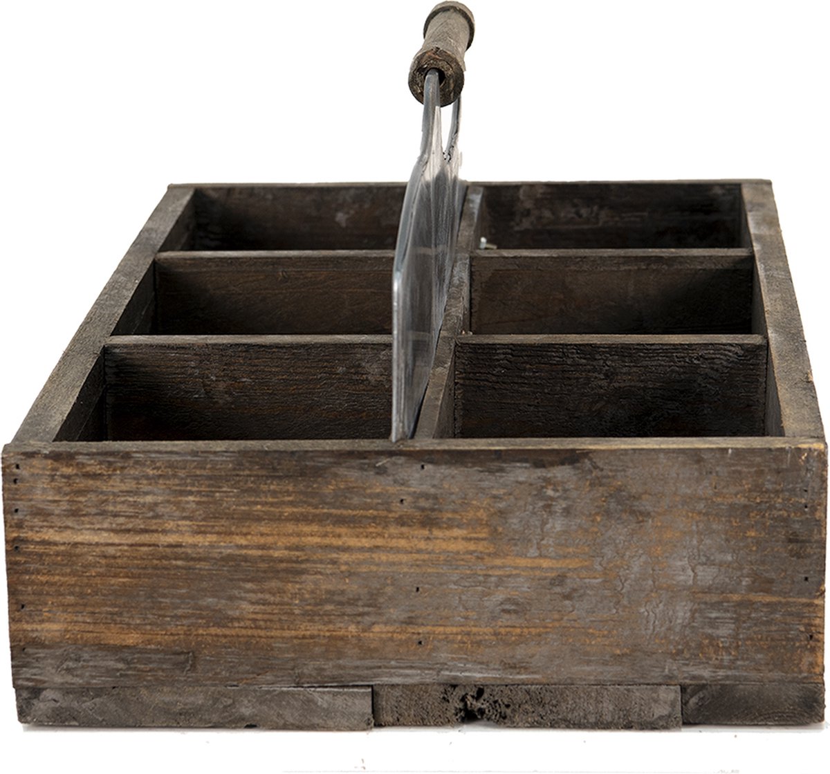 Clayre & Eef Opbergkist 60x32x22 cm Hout Rechthoek Plantenhouder - Bruin