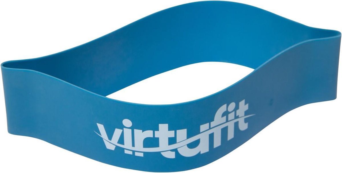 VirtuFit Mini Band - Weerstandsband - Fitness Elastiek - Sterk - - Blauw