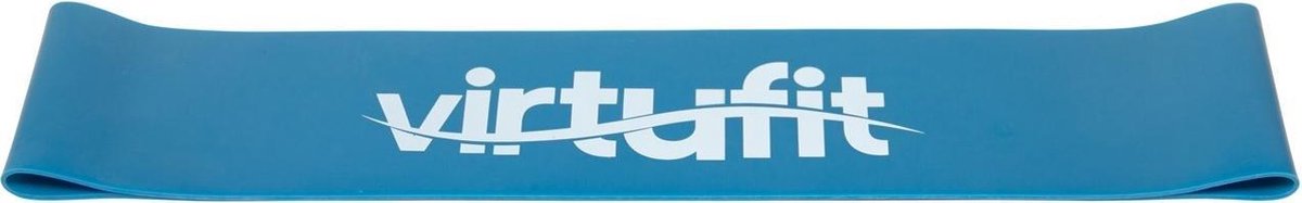 VirtuFit Mini Band - Weerstandsband - Fitness Elastiek - Sterk - - Blauw