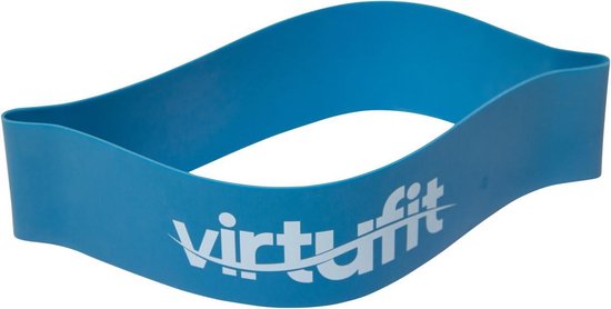VirtuFit Mini Band - Weerstandsband - Fitness Elastiek - Sterk - - Blauw