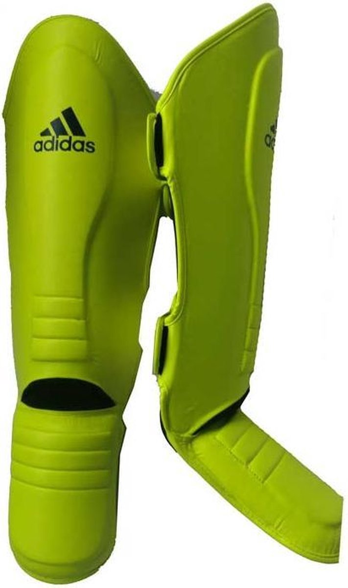 Adidas Hybrid Super Pro Scheenbeschermers - Geel/ - S - Blauw