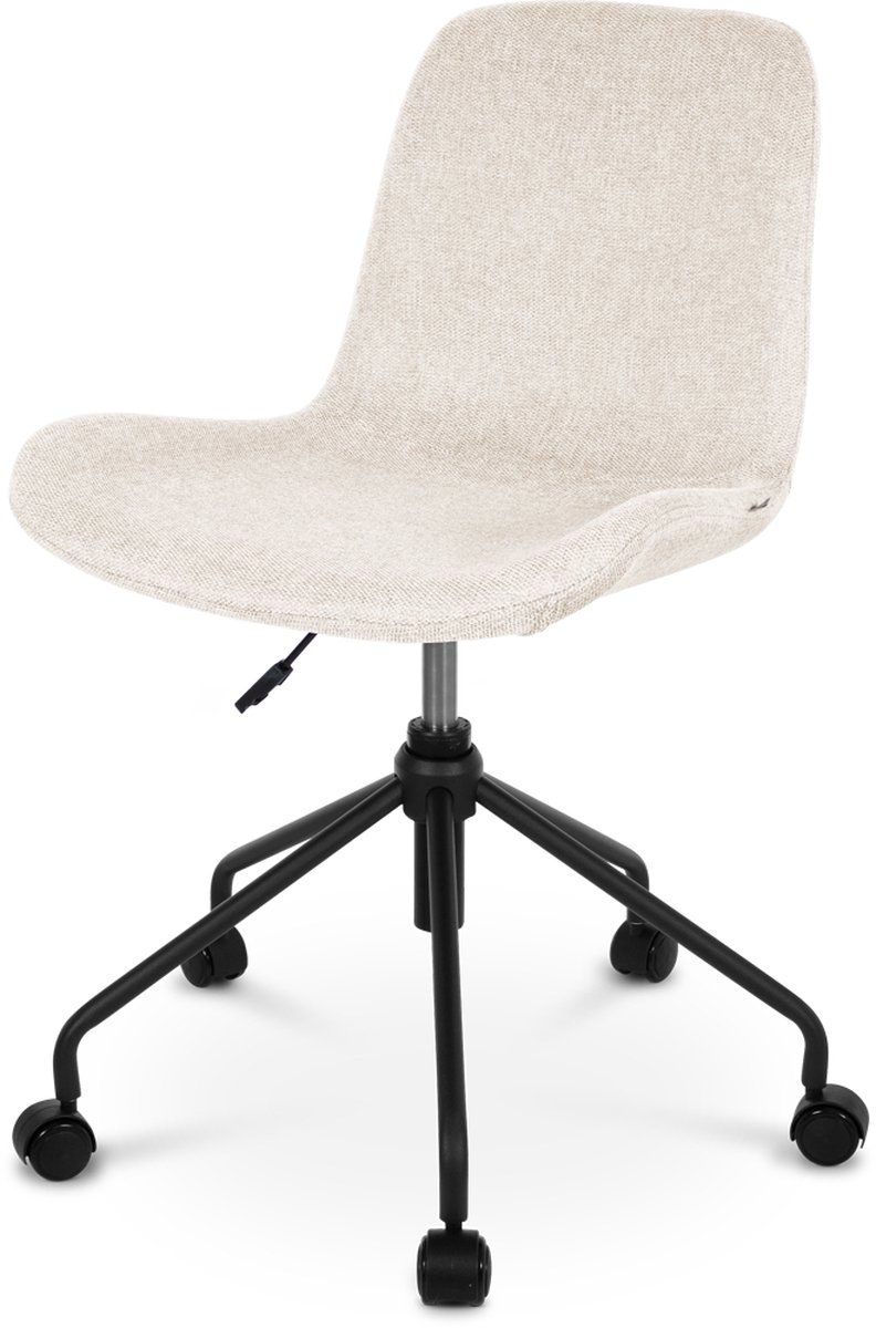 Nolon Nout bureaustoel - zwart onderstel - Beige