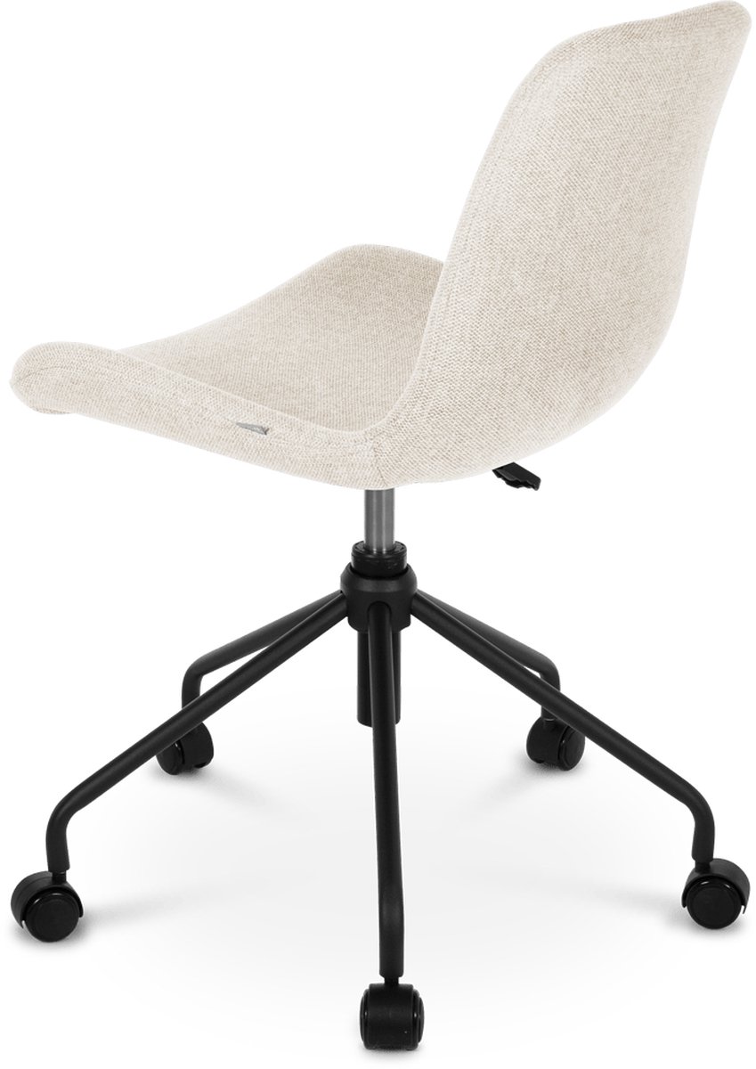 Nolon Nout bureaustoel - zwart onderstel - Beige