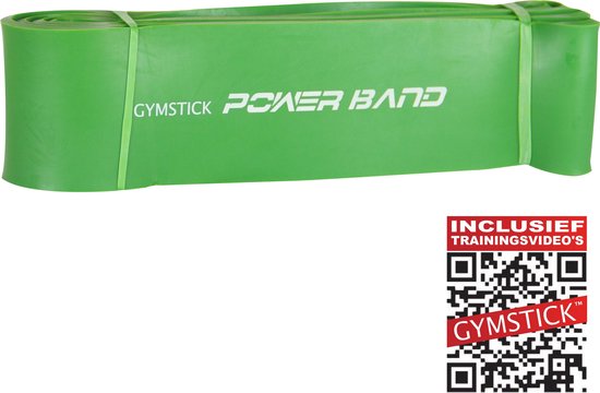 Gymstick Power Band - Met Online Trainingsvideo's - Extra Sterk - Groen
