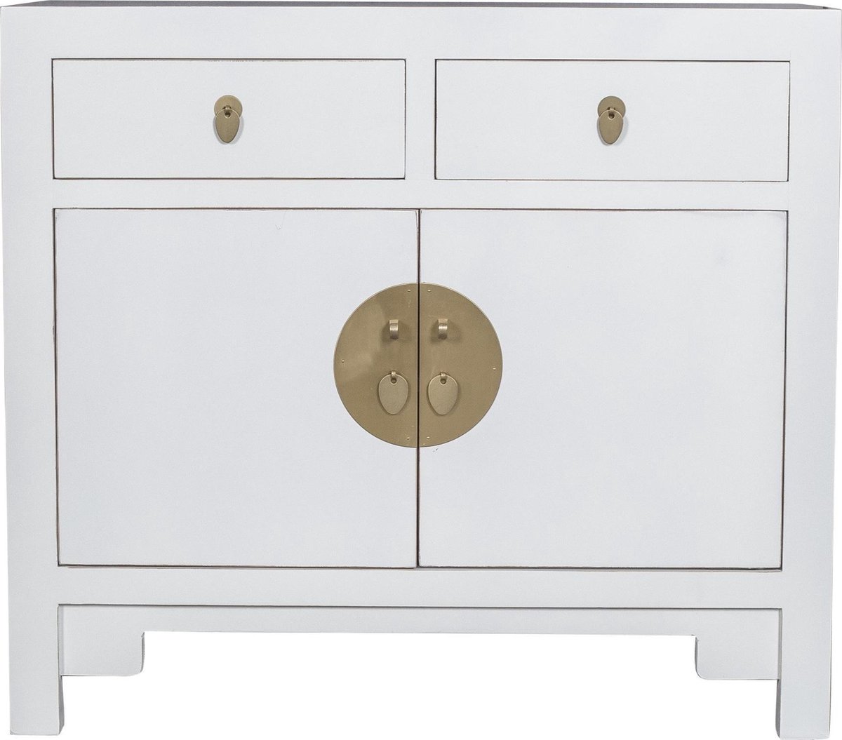 Fine Asianliving Chinese Kast Sneeuw Wit - Orientique Collection