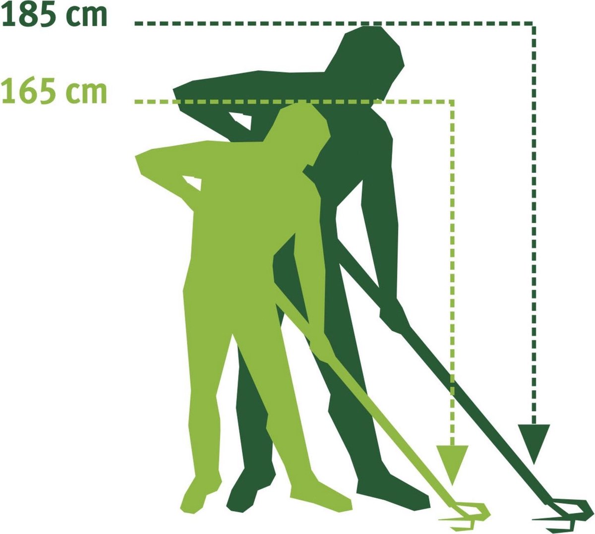 WOLF-Garten Variosteel Zm-V - Stelen - 90-150 cm - Rood