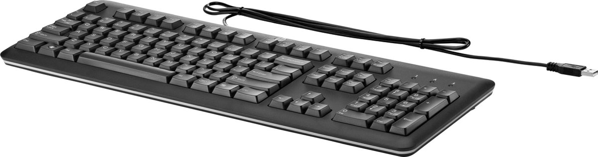 HP USB Keyboard UK Eng Loc - Zwart