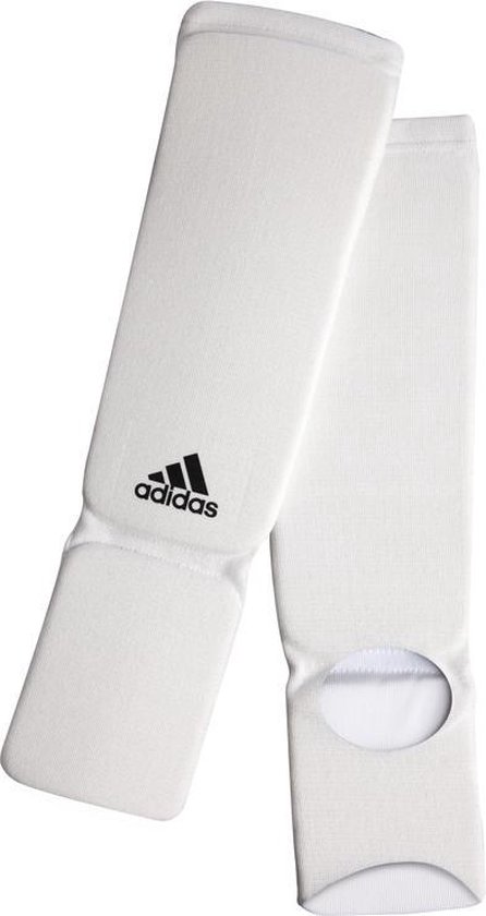 Adidas Elastische Scheenbeschermers XL - Wit