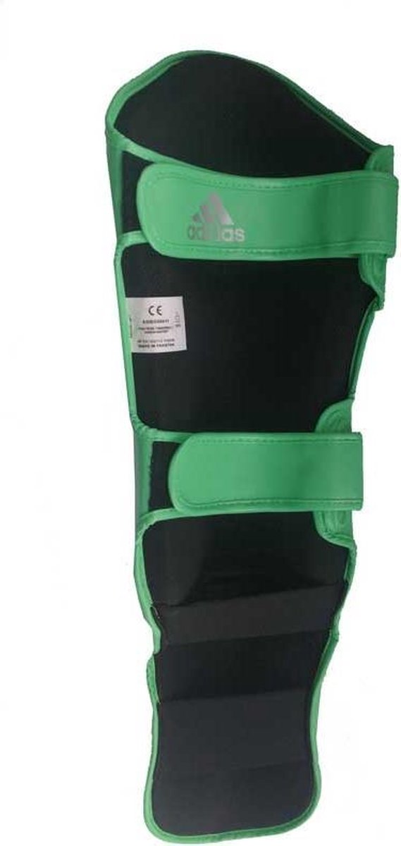 Adidas Hybrid Super Pro Scheenbeschermers - Lime/Zilver - M