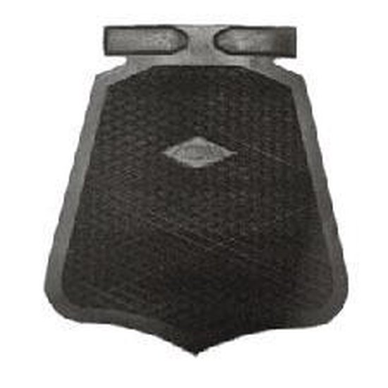 Widek Spatlap Bibia classic ombuig - Zwart