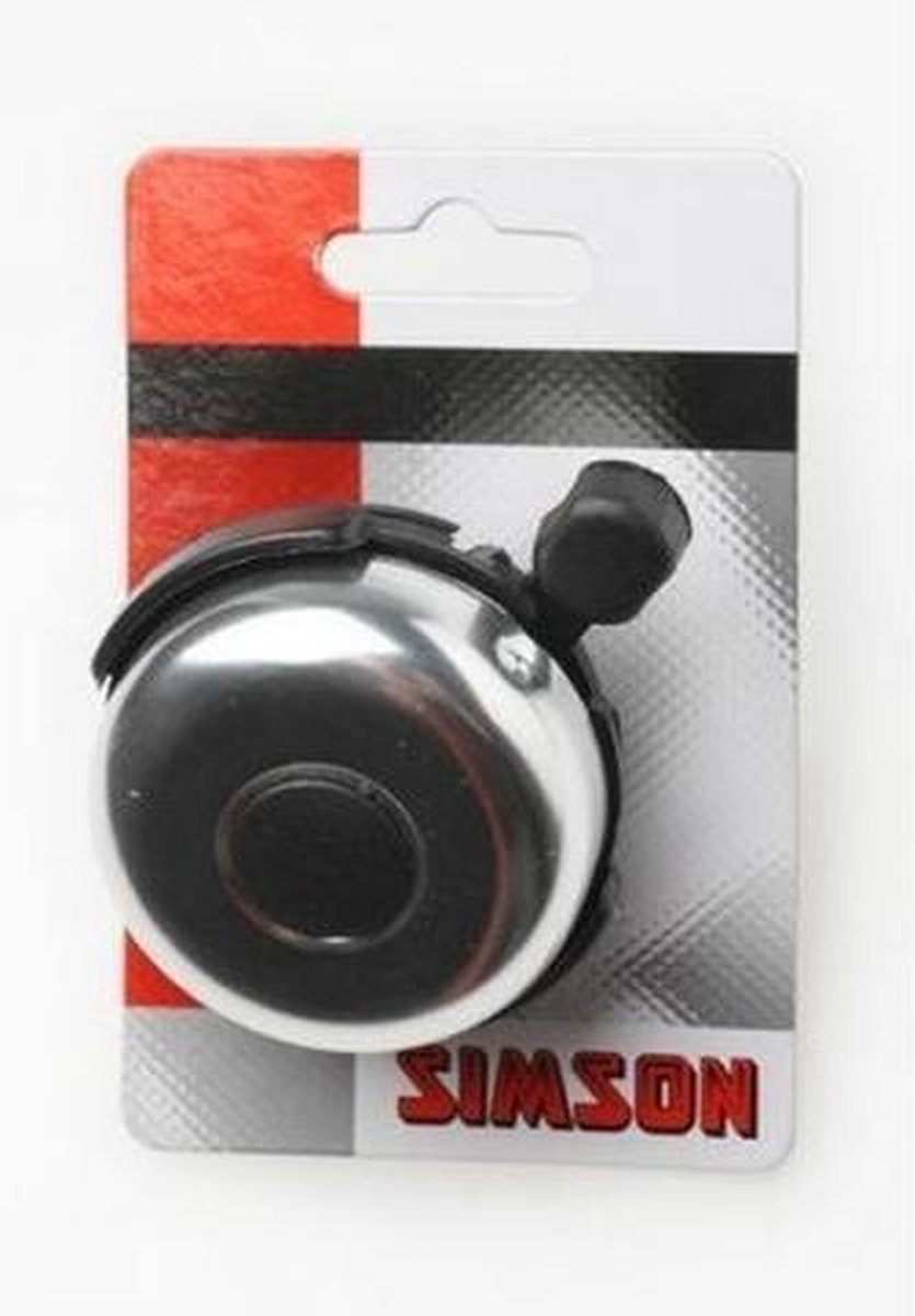 Simson Fietsbel Midi chroom - Silver