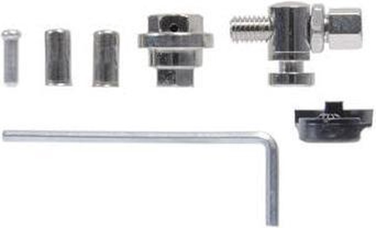 Simson Remkabelset Shimano Rollerbrake RVS zwart - Silver