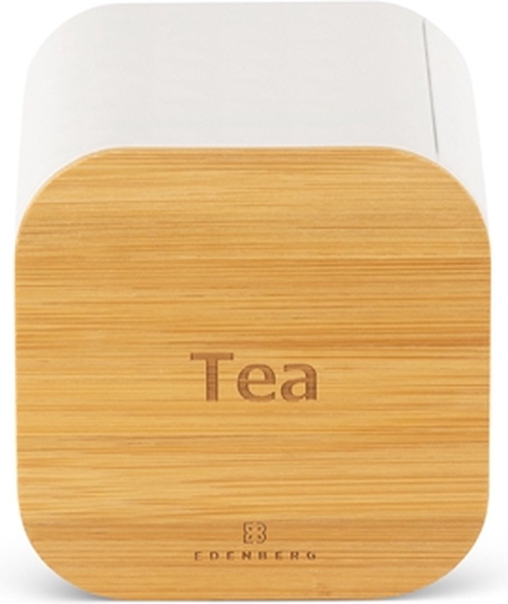 EDENBERG White Line - 5-delige Set - Broodtrommel met Snijplank + 3x