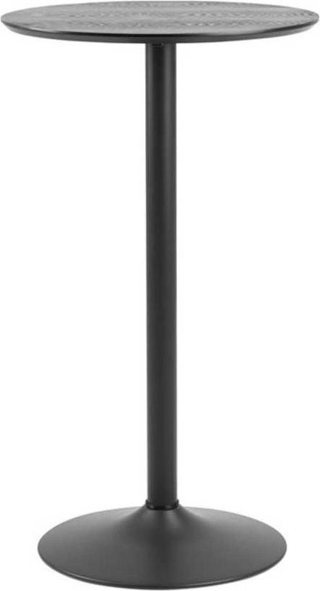 Lisomme Vino houten bartafel - Ø 60 cm - Zwart