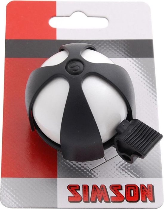 Simson Fietsbel Sport/zwart - Wit