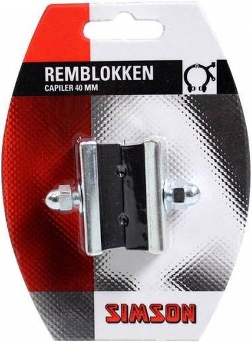 Simson Remschoenen Caliper 40mm - Zwart