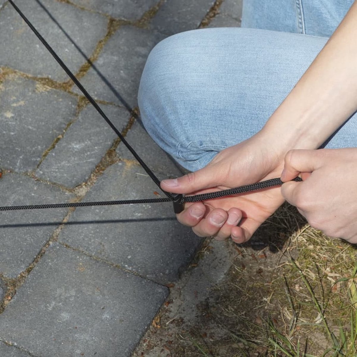 Madison Loungesethoes rechts 270x210x90 cm - Grijs