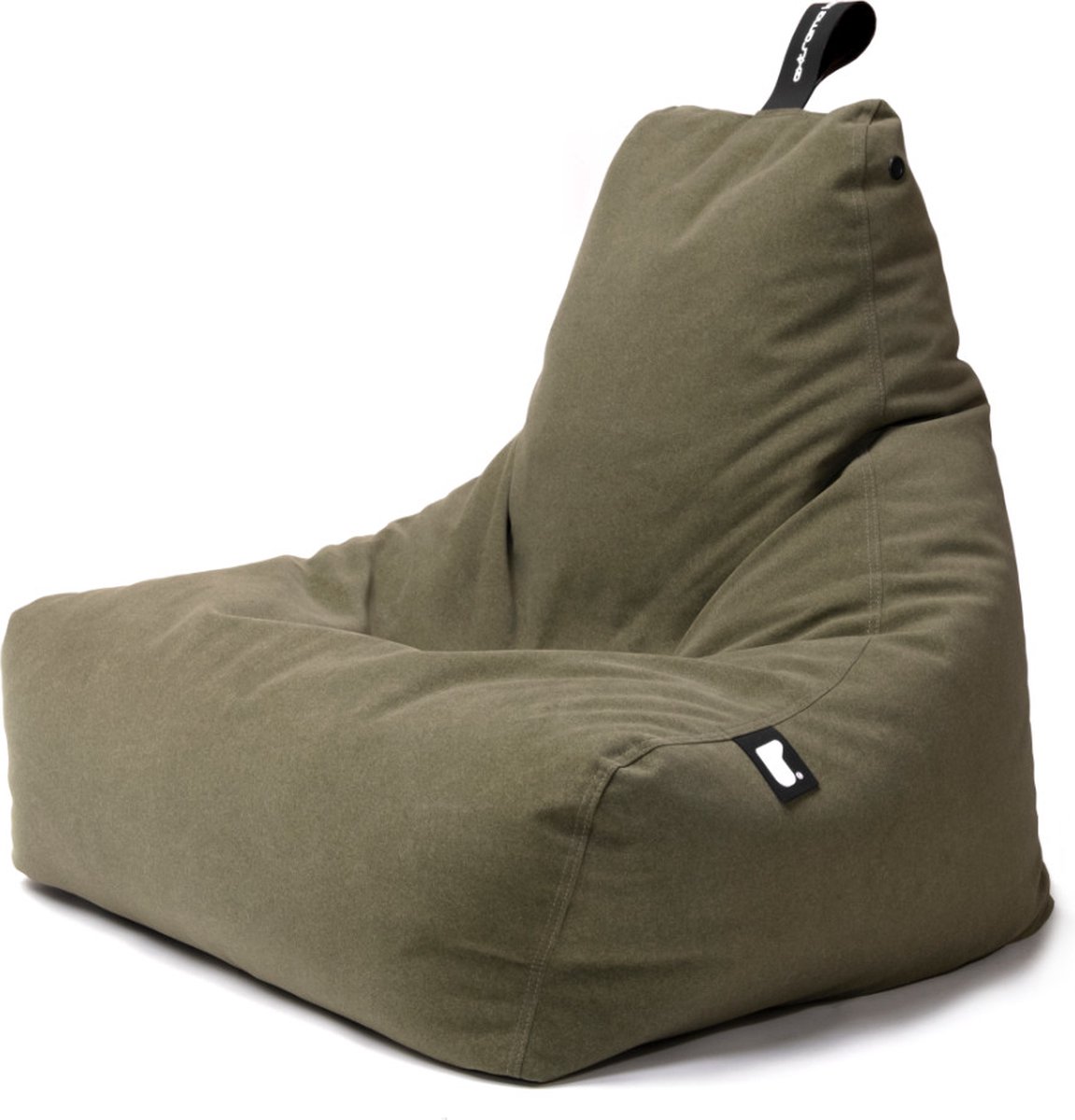Extreme Lounging - indoor b-bag - mighty-b suede Moss - Groen