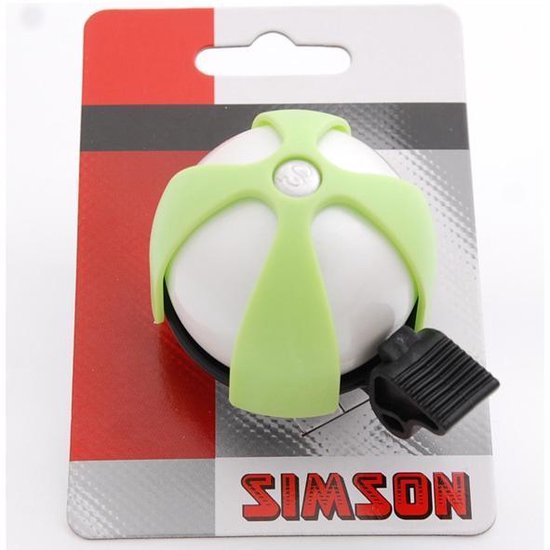 Simson Fietsbel Sport/lime - Wit