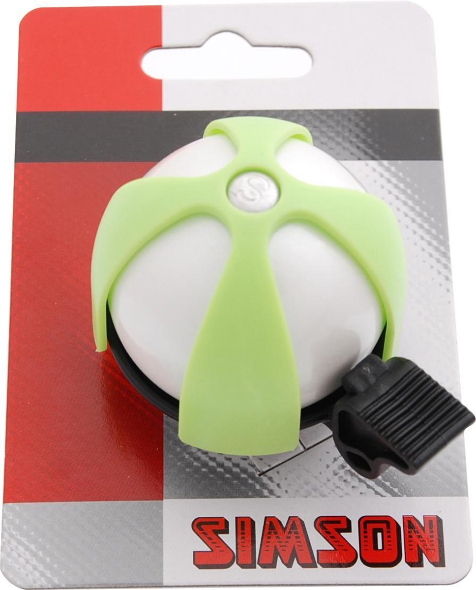 Simson Fietsbel Sport/lime - Wit