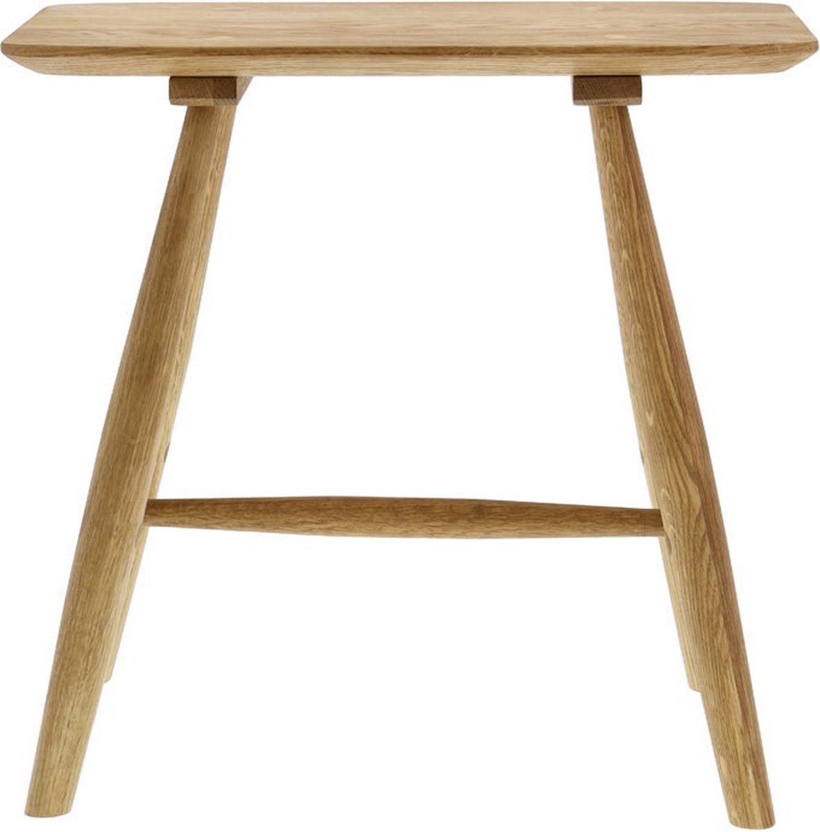 Villa Collection Bodo houten krukje - Bruin