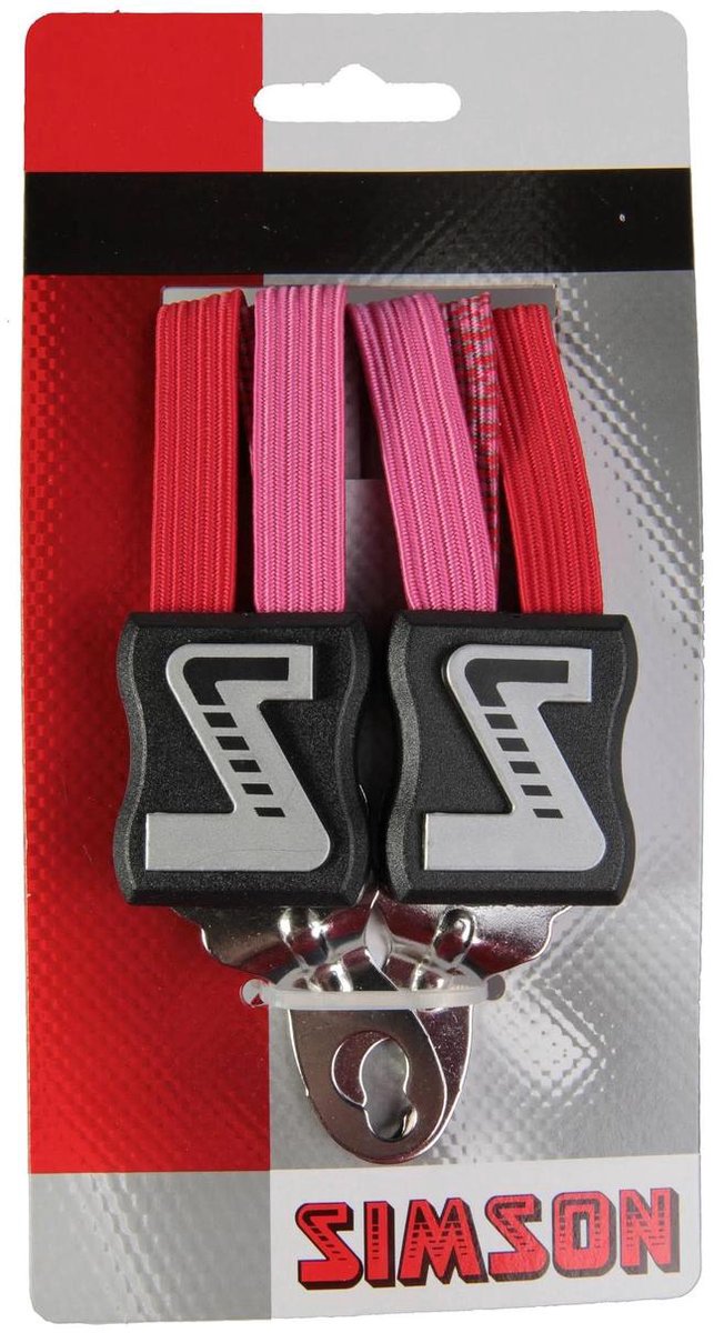Simson Snelbinder kort/roze - Rood