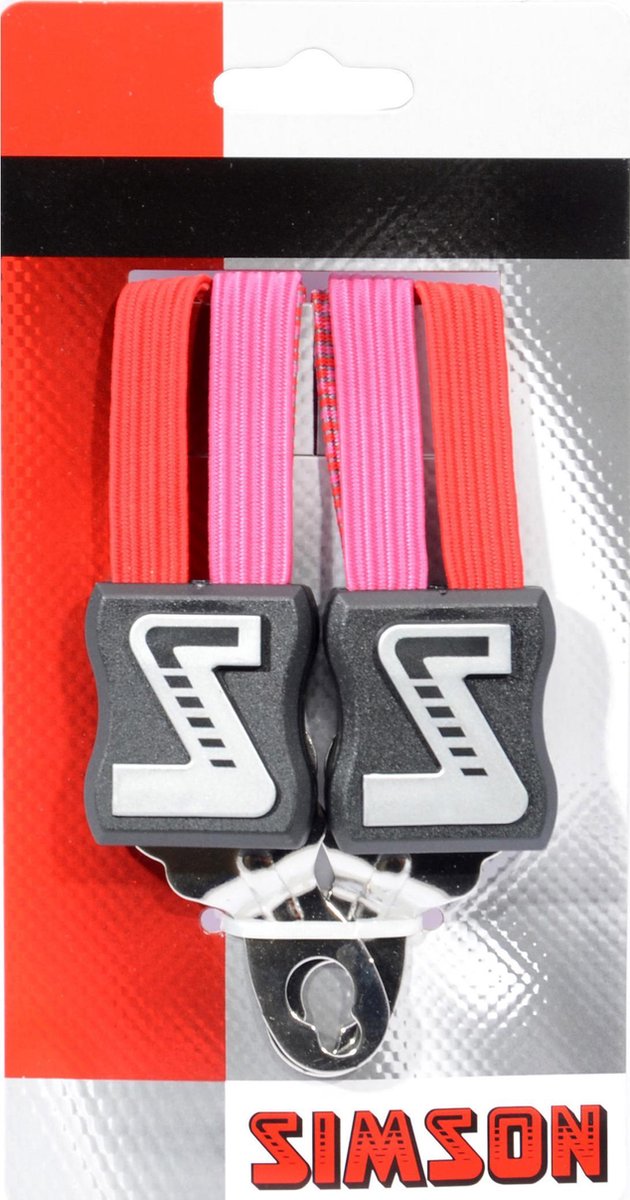 Simson Snelbinder kort/roze - Rood