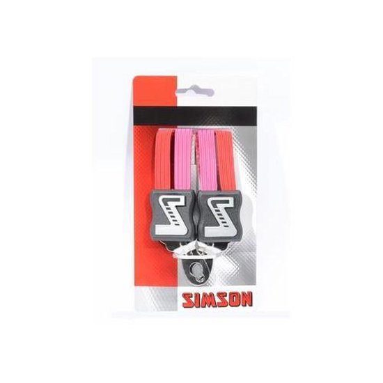 Simson Snelbinder kort/roze - Rood