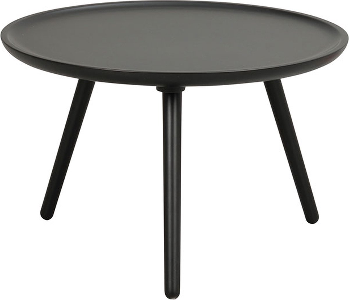 Rowico Home Daisy houten salontafel - Ø 55 cm - Zwart