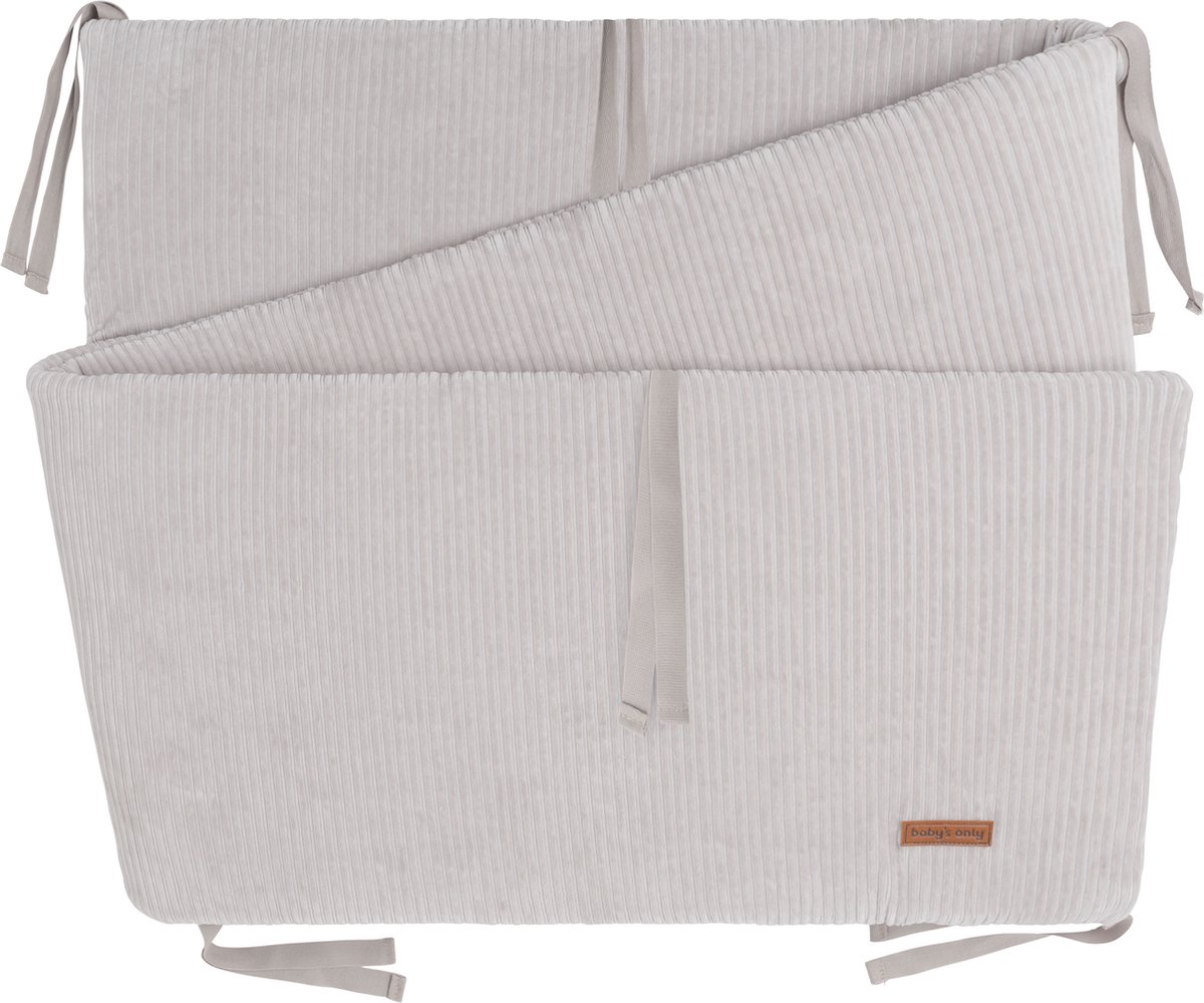 Baby's Only Bed/boxbumper Sense - Kiezel - 180x30x4 cm - Grijs