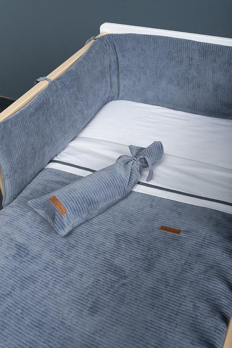 Baby's Only Bed/boxbumper Sense - Kiezel - 180x30x4 cm - Grijs