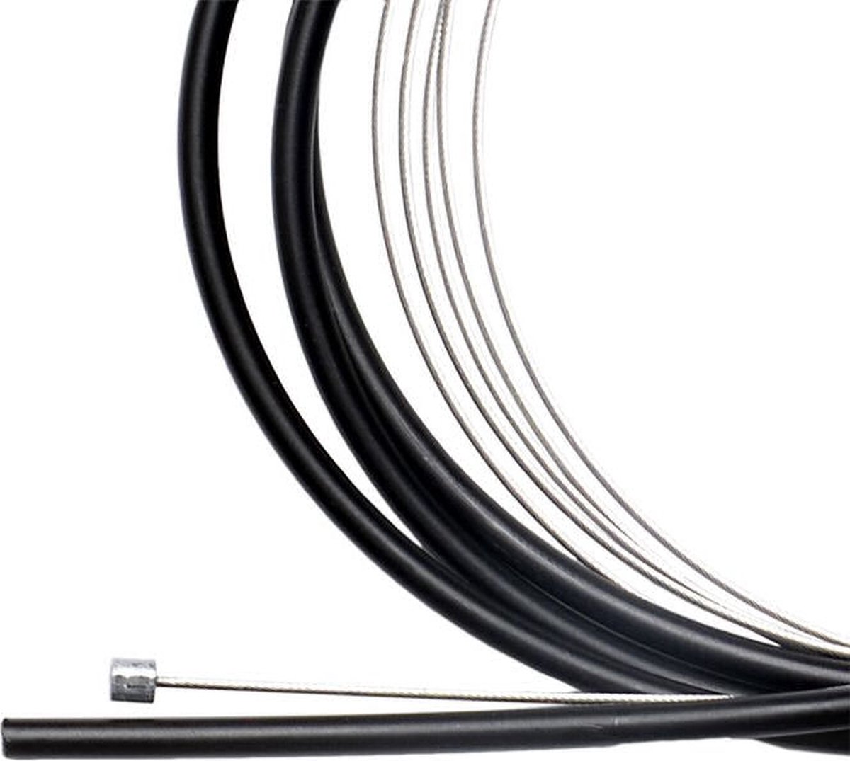 Simson Versnellingskabelset Shimano Nexus RVS zwart - Silver