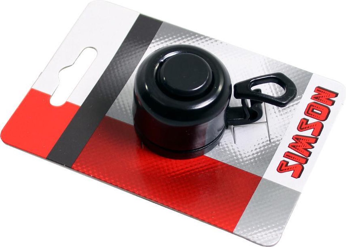 Simson Fietsbel Compact - Zwart