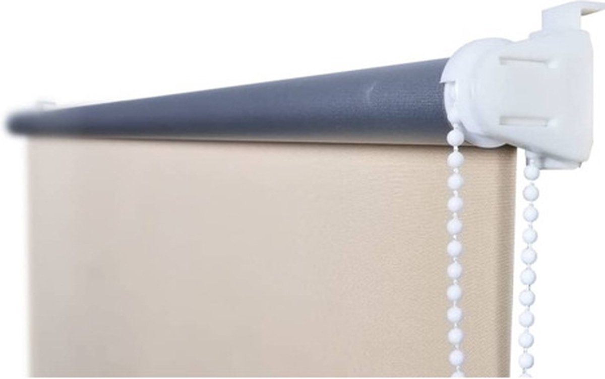 vidaXL Rolgordijn verduisterend 60 x 120 cm - Beige