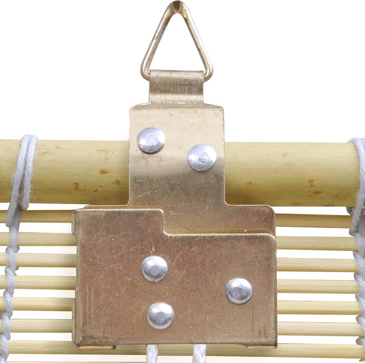 vidaXL Rolgordijn 120x220 cm bamboe natuurlijk - Beige