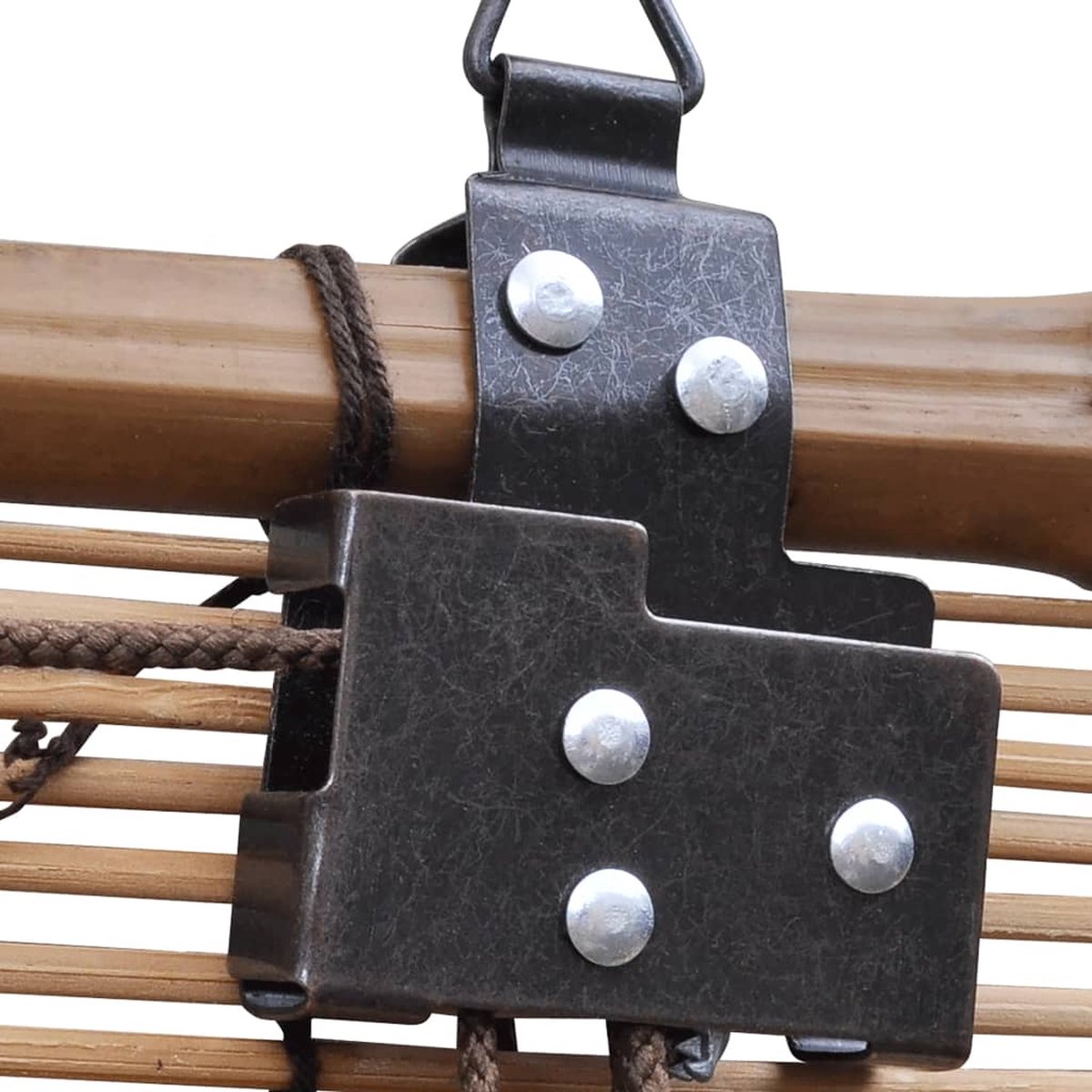 vidaXL Rolgordijn 150x220 cm bamboe - Bruin