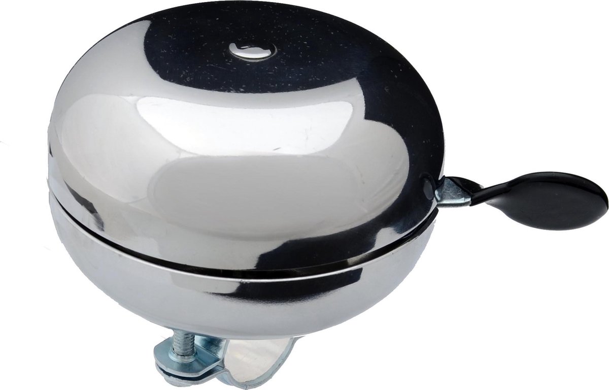 Simson Fietsbel Ding Dong chroom medium - Silver