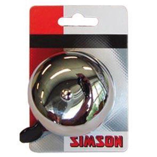 Simson Fietsbel Ding Dong chroom medium - Silver