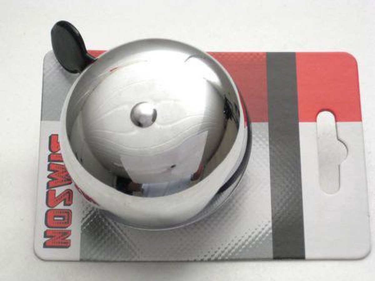 Simson Fietsbel Ding Dong chroom medium - Silver