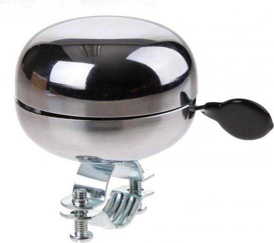 Simson Fietsbel Ding Dong chroom medium - Silver