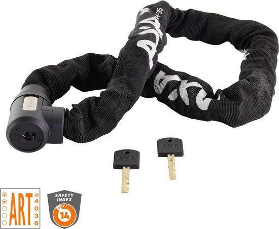 AXA Kettingslot Cherto Compact 95/9 - Zwart