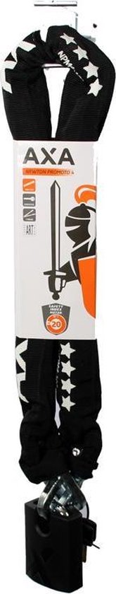 AXA Kettingslot Cherto Compact 95/9 - Zwart