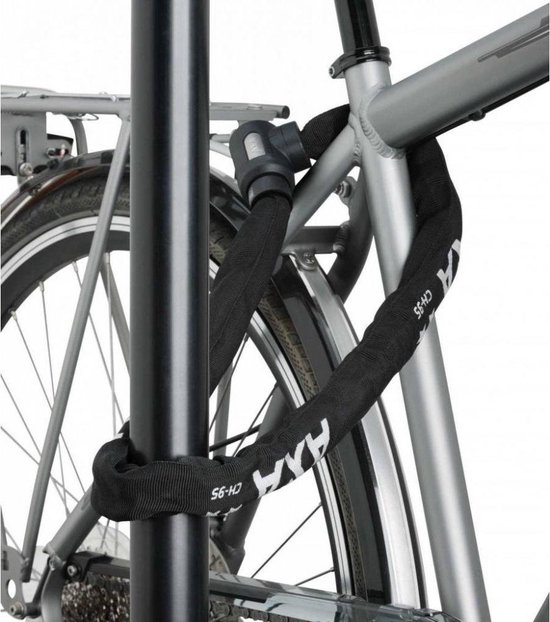 AXA Kettingslot Cherto Compact 95/9 - Zwart