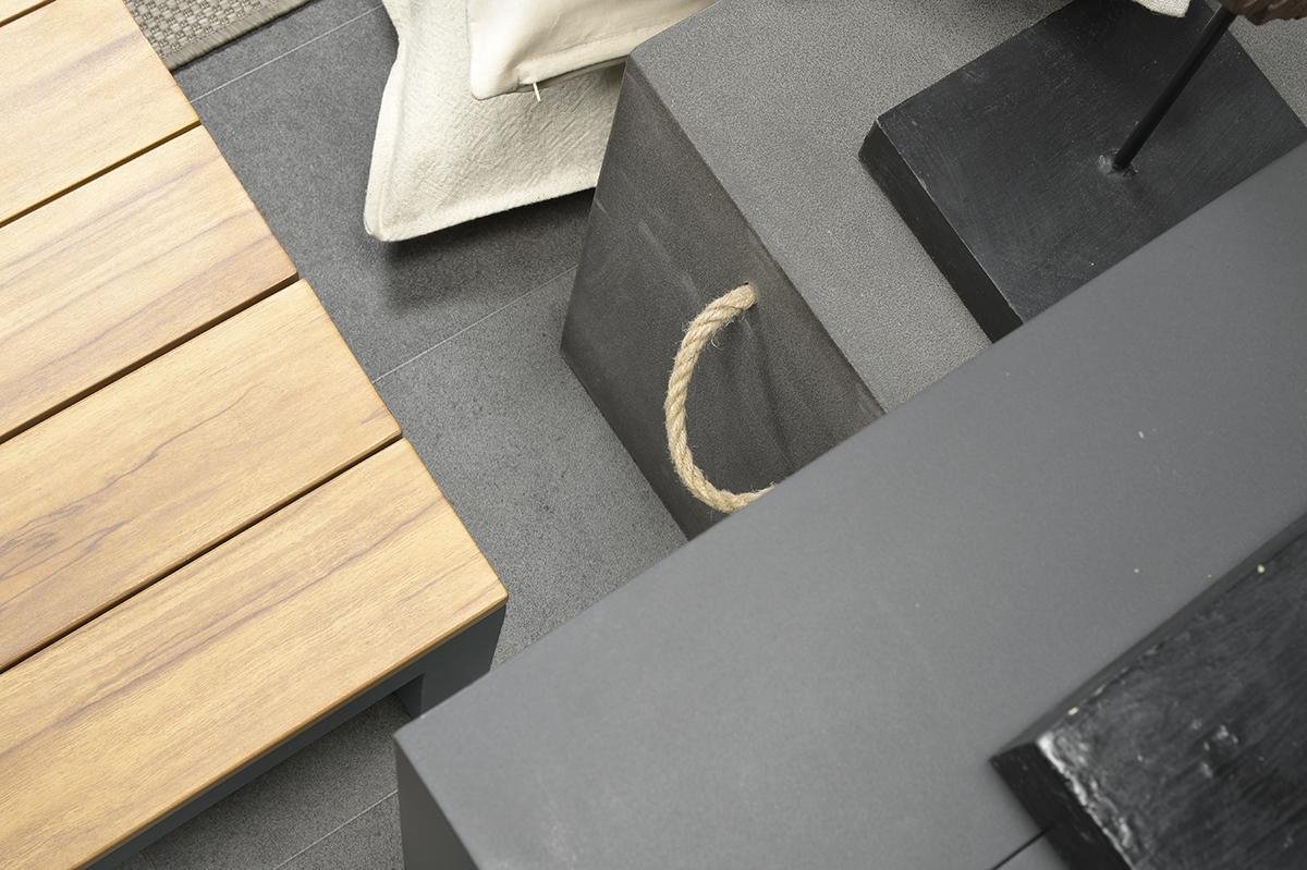 Garden Impressions Sylvia loungeset 4-delig - donker - Grijs