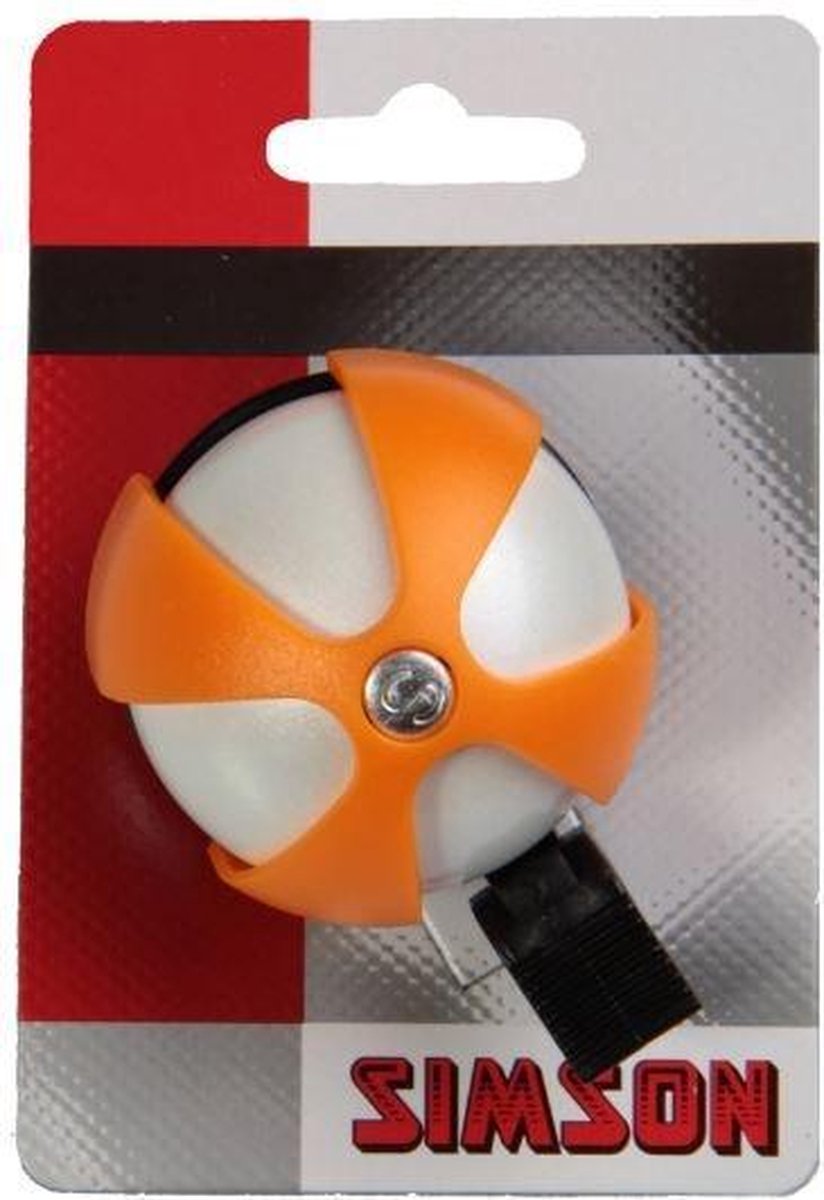 Simson Fietsbel Sport wit/ - Grijs