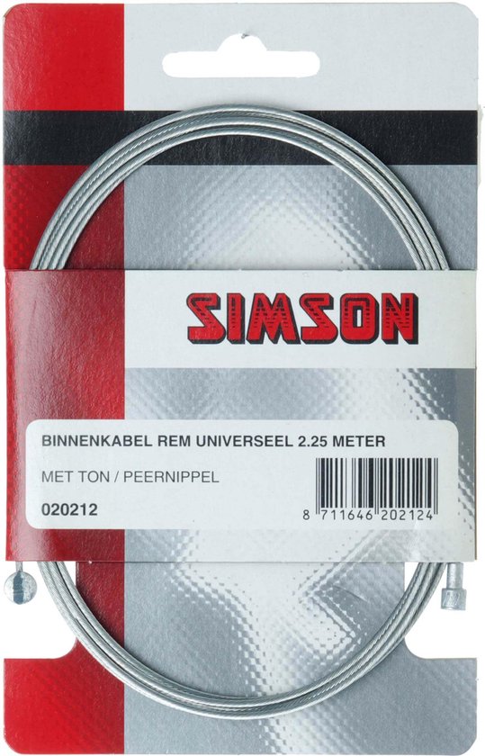 Simson Universele Binnenkabel rem - Silver