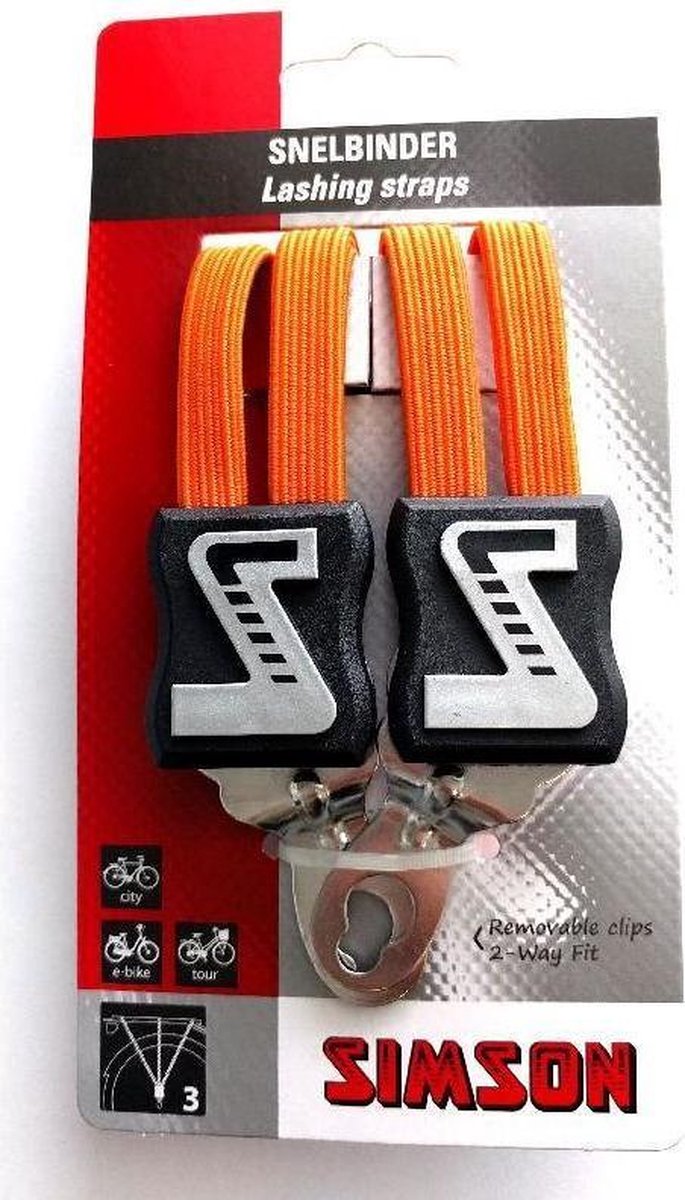 Simson Snelbinder, 3 binder, - Oranje