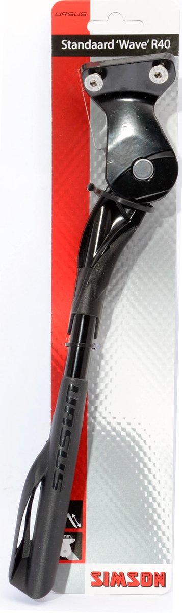 Ursus Fietsstandaard Wave R40 verstelbaar - Zwart