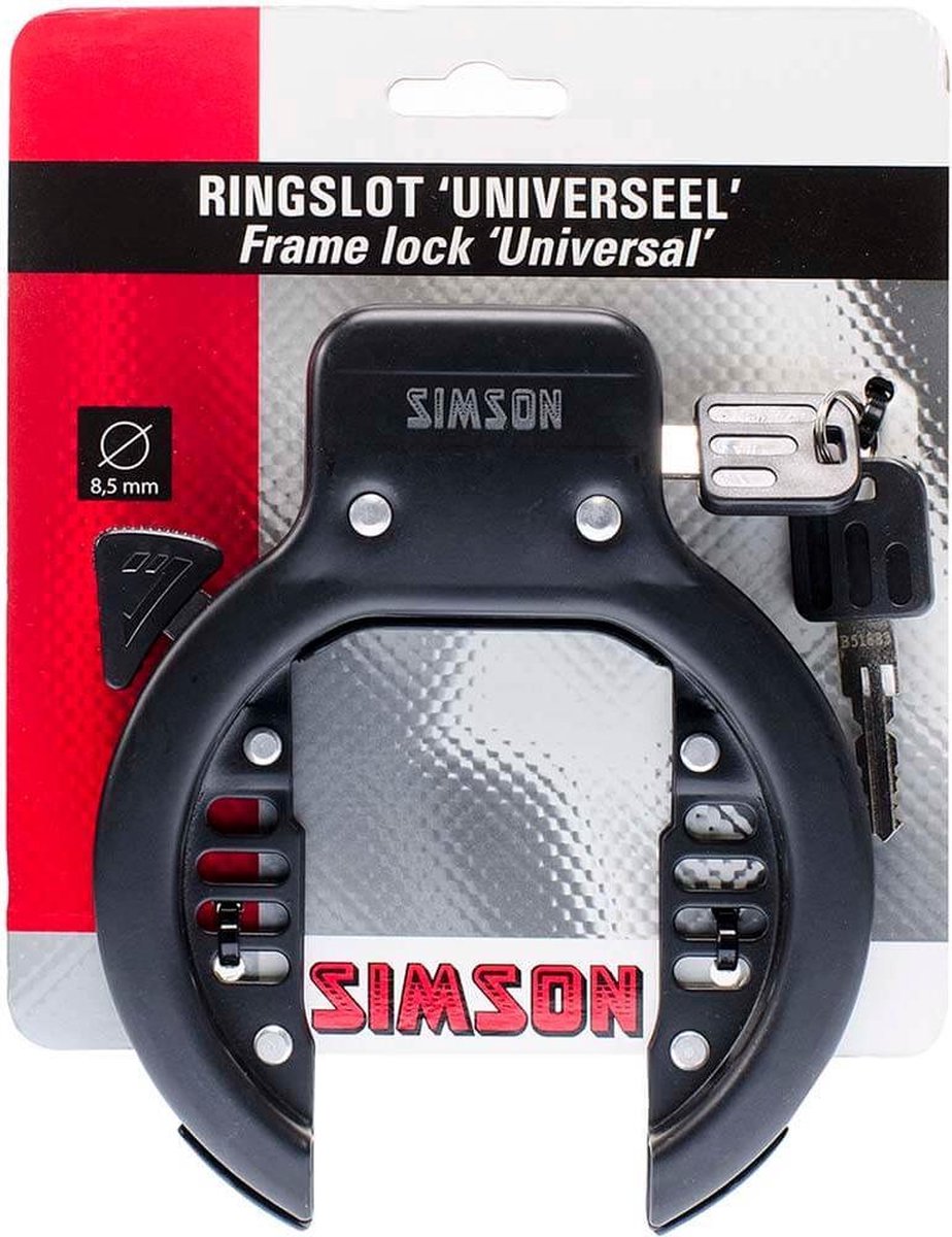 Simson Ringslot Universeel - Zwart